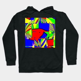 Bright and colorful: blue, red, green etc. Hoodie